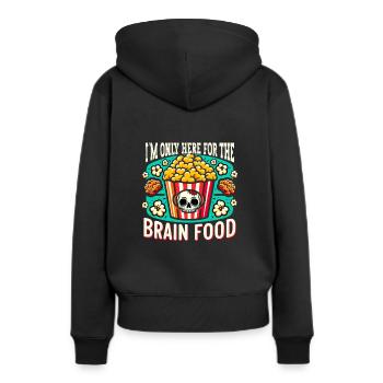 Horrorfilm-fan Zombie-horror Klassischer - Frauen Premium Bio Hoodie - Schwarz - Hinten - Julia (174cm)