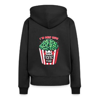 Horrorfilm-fan Zombie-horror Klassischer - Frauen Premium Bio Hoodie - Schwarz - Hinten - Julia (174cm)