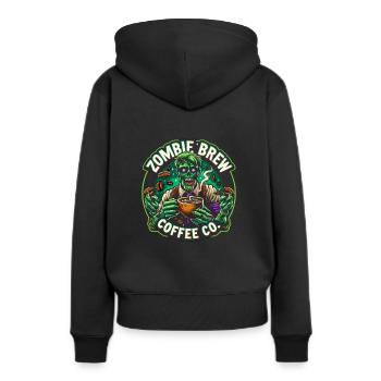 Horrorfilm-fan Zombie-horror Klassischer - Frauen Premium Bio Hoodie - Schwarz - Hinten - Julia (174cm)