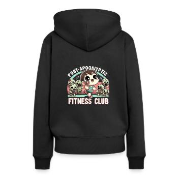 Horrorfilm-fan Zombie-horror Klassischer - Frauen Premium Bio Hoodie - Schwarz - Hinten - Julia (174cm)