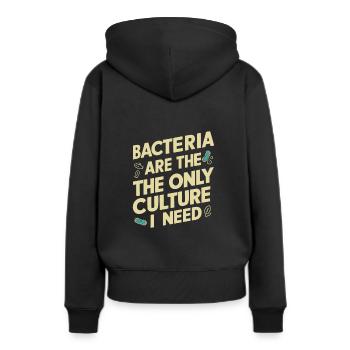 Microbiologist Microbiology Lab Staph Biology - Frauen Premium Bio Hoodie - Schwarz - Hinten - Julia (174cm)
