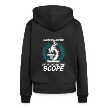 Microbiologist Microbiology Lab Staph Biology - Frauen Premium Bio Hoodie - Schwarz - Hinten - Julia (174cm)