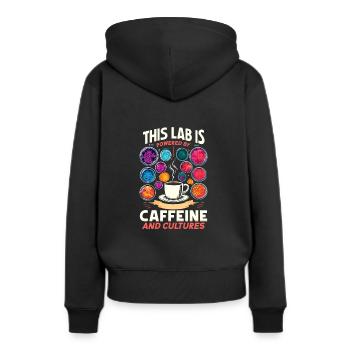 Microbiologist Microbiology Lab Staph Biology - Frauen Premium Bio Hoodie - Schwarz - Hinten - Julia (174cm)