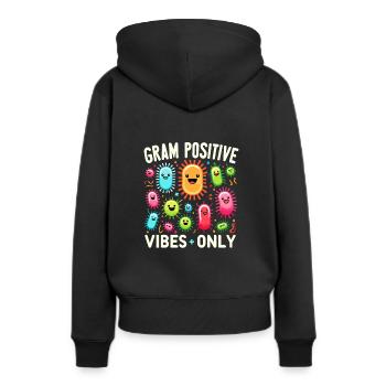Microbiologist Microbiology Lab Staph Biology - Frauen Premium Bio Hoodie - Schwarz - Hinten - Julia (174cm)