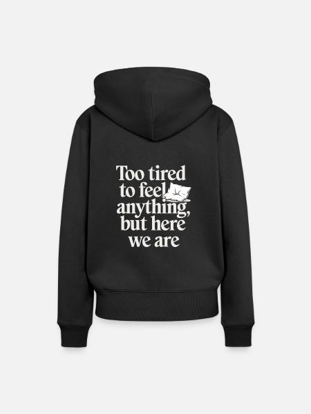 Introversion Alternative Style Emotional - Frauen Premium Bio Hoodie - Schwarz