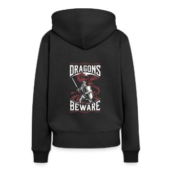 Renaissance Fair Outfit Medieval Ren Faire - Frauen Premium Bio Hoodie - Schwarz - Hinten - Julia (174cm)