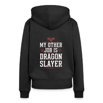 Renaissance Fair Outfit Medieval Ren Faire - Frauen Premium Bio Hoodie - Schwarz - Hinten - Julia (174cm)