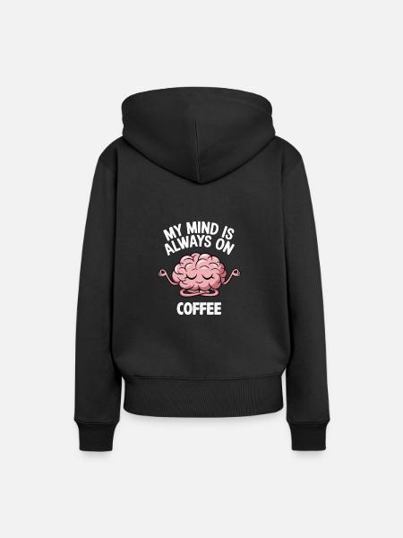 Kaffeeliebhaber, Koffeinsüchtiger Und - Frauen Premium Bio Hoodie - Schwarz