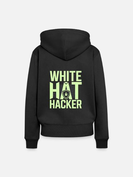 Ethisches Hacking Cybersicherheit Digitale - Frauen Premium Bio Hoodie - Schwarz