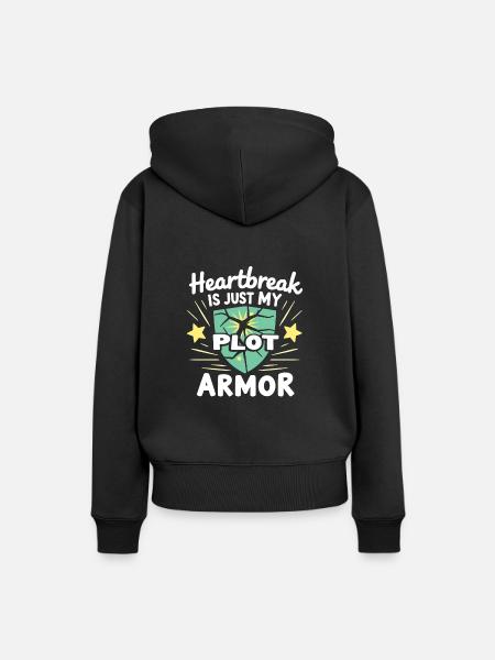 Trennungsermächtigung, Selbstliebe, Neuanfänge - Frauen Premium Bio Hoodie - Schwarz