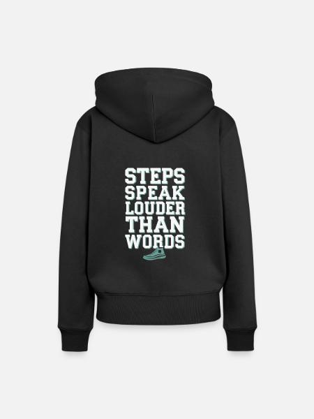 Silten Geweise Achtsamkeitspraxis Technischfrei - Frauen Premium Bio Hoodie - Schwarz