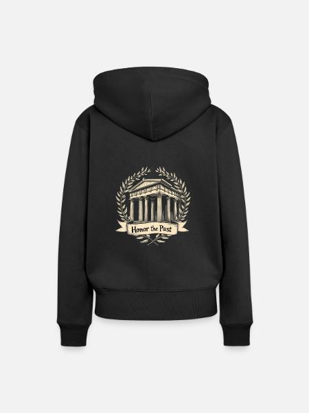 Geschichtsinteressierte Antikes Rom Enthusiasten - Frauen Premium Bio Hoodie - Schwarz