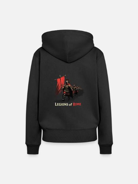 Geschichtsinteressierte Antikes Rom Enthusiasten - Frauen Premium Bio Hoodie - Schwarz
