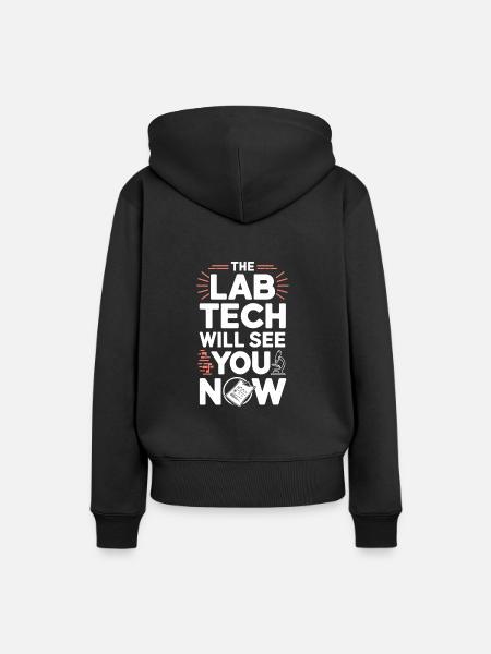 Microscope Enthusiast Lab Technician Science - Frauen Premium Bio Hoodie - Schwarz