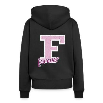 Best friends forever 3 beste Freundinnen Geschenk - Frauen Premium Bio Hoodie - Schwarz - Hinten - Julia (174cm)