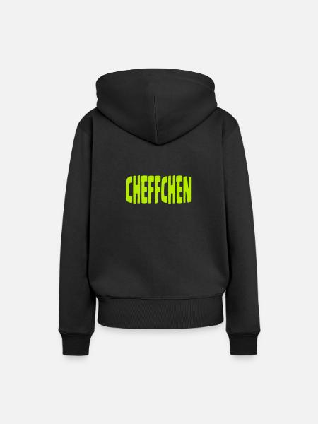 Cheffchen - Frauen Premium Bio Hoodie - Schwarz