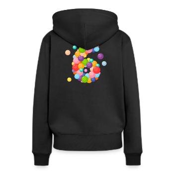 6 Jahre, Geburtstag 6 Jahre, 6 Jahre, Ich bin 6 Jahre alt - Frauen Premium Bio Hoodie - Schwarz - Hinten - Julia (174cm)