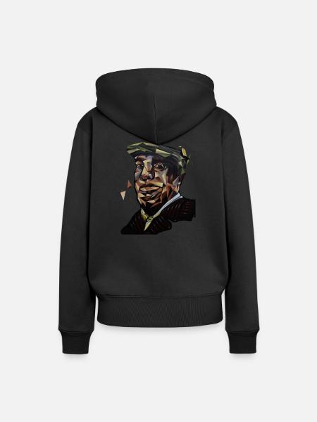 Pablo Neruda - Frauen Premium Bio Hoodie - Schwarz
