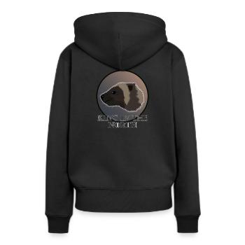 Wolverine - Roi du Nord - Sweat à capuche Premium bio Femme - noir - Dos - Julia (174cm)