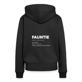 aunt gifts best aunt gifts great aunt gifts aunt - Frauen Premium Bio Hoodie - Schwarz - Hinten - Julia (174cm)