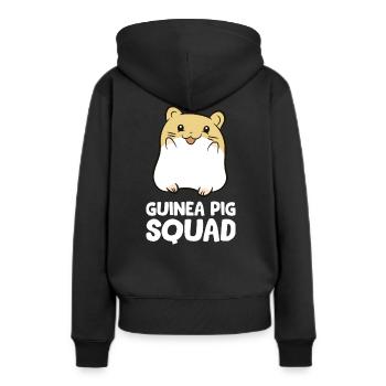 Cochons d'Inde - Guinea Pig Squad - Sweat à capuche Premium bio Femme - noir - Dos - Julia (174cm)