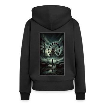 Abandoned Amusement Park - Women’s Premium Organic Hoodie - black - Back - Julia (174cm)