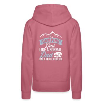 Caravane - Sweat à capuche Premium bio Femme - mauve - Dos - Isabella (175cm)