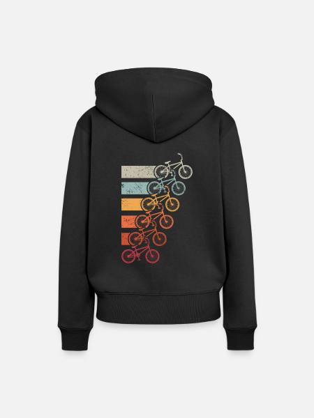 BMX Zubehör für Kinder - Frauen Premium Bio Hoodie - Schwarz