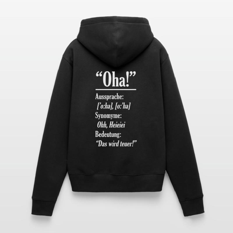 Oha! Das wird teuer! Frauen Premium Bio Hoodie