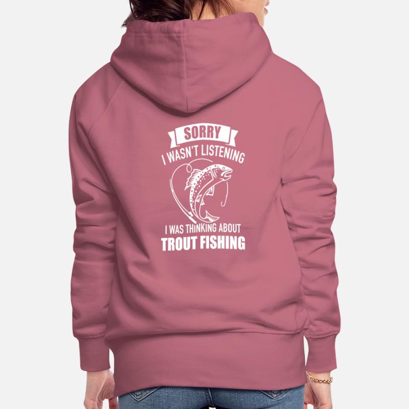 Truite Sweat à capuche Premium bio Femme