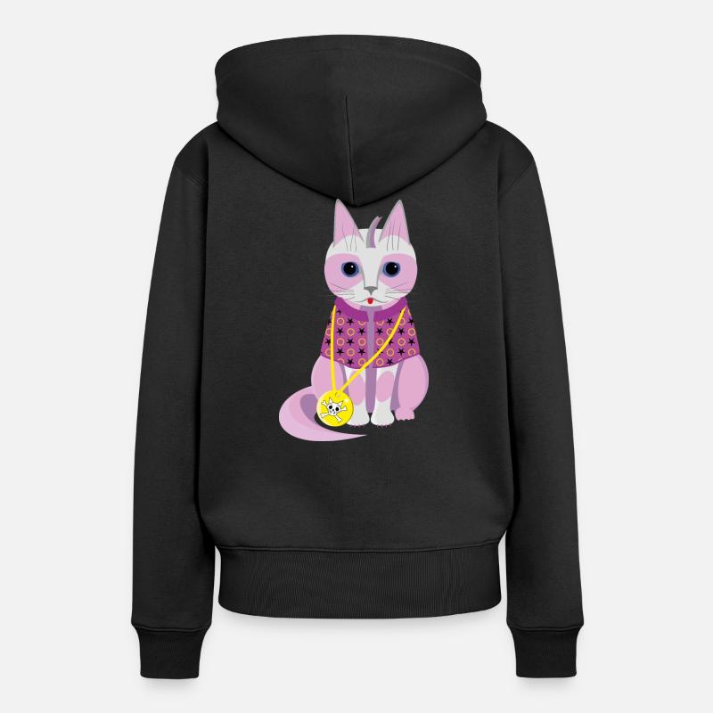 Kitty Lotta - Sweat à capuche Premium bio Femme - noir