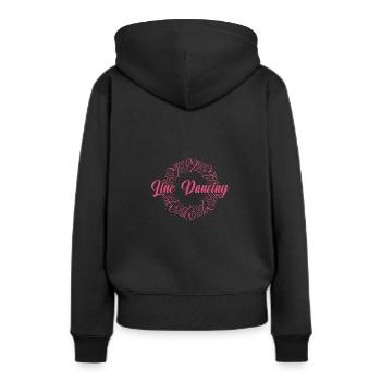 Linedance Wild West Danse - Sweat à capuche Premium bio Femme - noir - Dos - Julia (174cm)