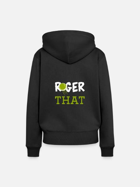 Roger That - Frauen Premium Bio Hoodie - Schwarz