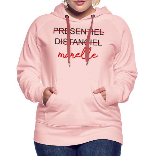 DISTANCIEL MARELLE BIG - Sweat-shirt à capuche Premium pour femmes