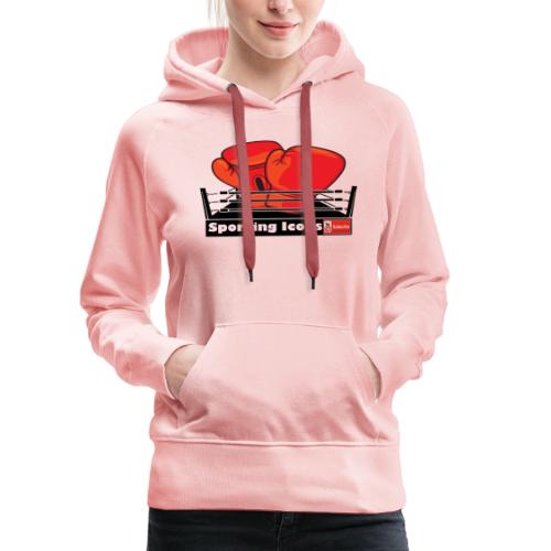 Gloves in a boxing ring - Women's Premium Hoodie
