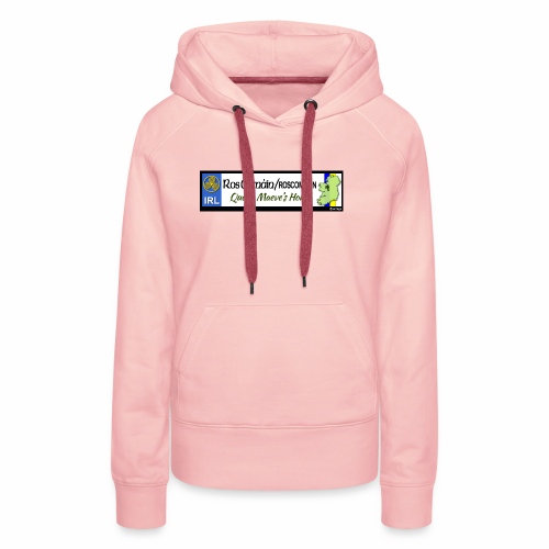 ROSCOMMON, IRELAND: licence plate tag style decal - Women's Premium Hoodie