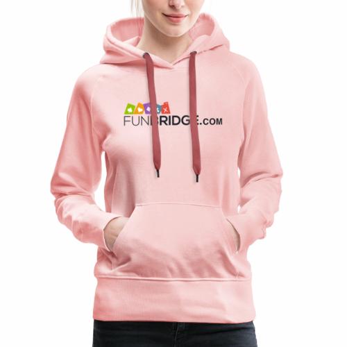 Logo Funbridge - Felpa con cappuccio premium da donna