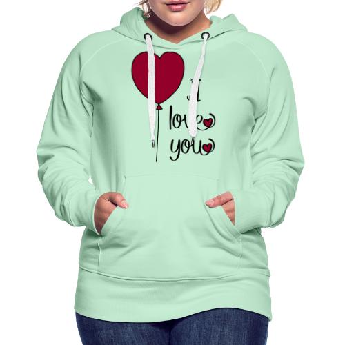 T-Shirt für Verliebte - Frauen Premium Hoodie