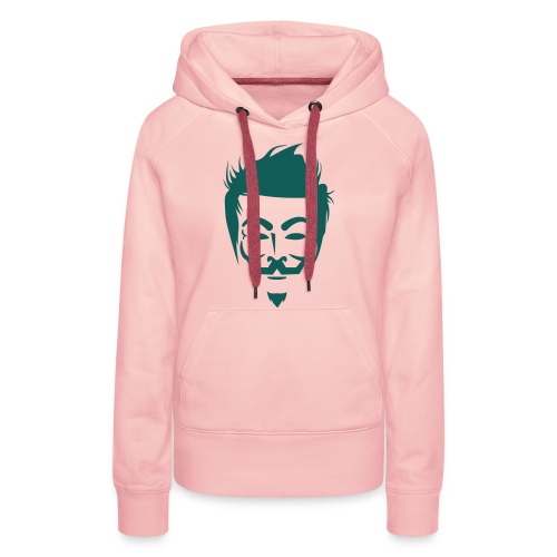Anonymous Hipster - Sweat-shirt à capuche Premium pour femmes