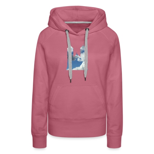 Lund Cathedral and sky - Women's Premium Hoodie