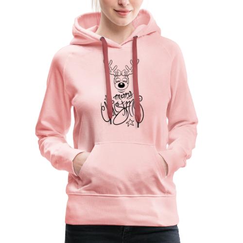Merry Christmas. without Ears - Frauen Premium Hoodie