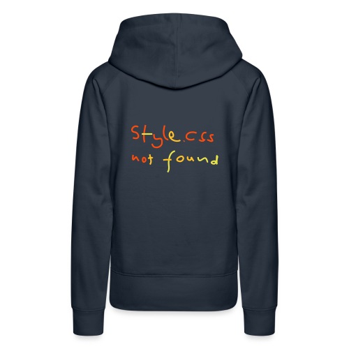 CSS Style Not Found - Frauen Premium Hoodie