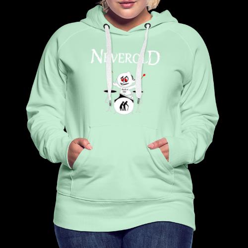 LOGO NEVEROLD - Sweat-shirt à capuche Premium pour femmes