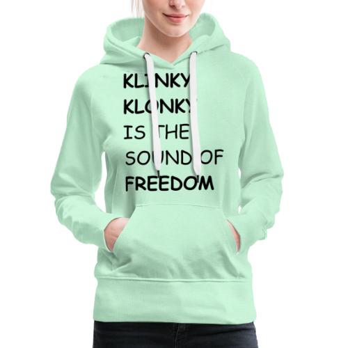 Klonky Freedom - Dame Premium hættetrøje