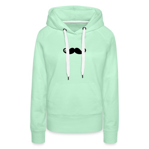 mustache - Vrouwen Premium hoodie