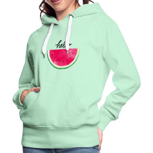 Watermelon - Frauen Premium Hoodie