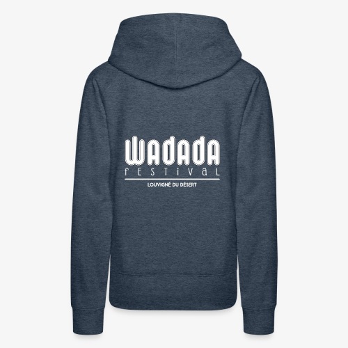 Wadada_Blanc - Sweat-shirt à capuche Premium pour femmes