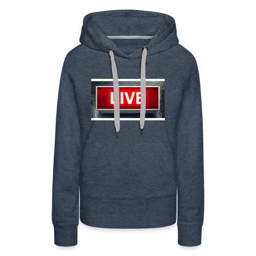 live bord youtube - Vrouwen Premium hoodie