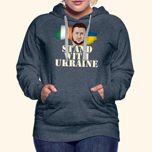 Ukraine Irland - Frauen Premium Hoodie
