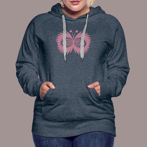 Papillon - Sweat-shirt à capuche Premium pour femmes